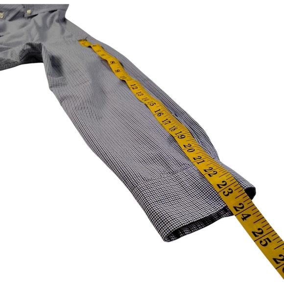 Ralph Lauren Men's Blue, White, and Black Checkered Shirt, Neck 15 32-33 - Picture 7 of 9